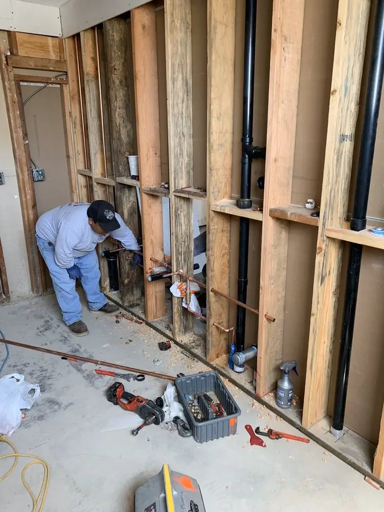 Commercial rough-in plumbing for Commercial Plumbing in Preston Highlands